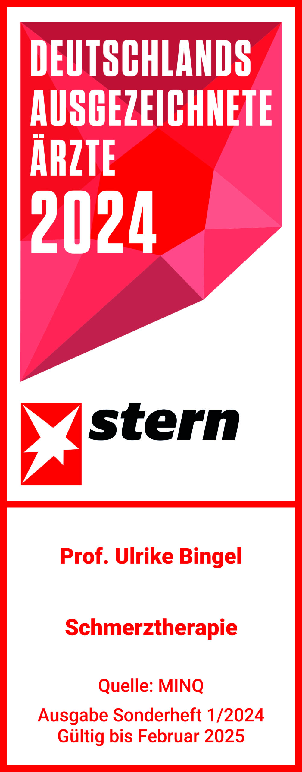 stern Ärzte Siegel 2024_Prof_Ulrike_Bingel